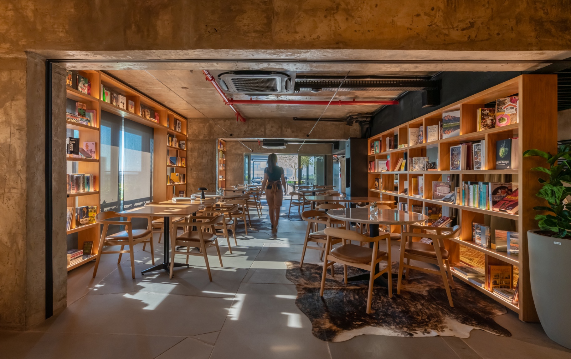 Café livraria no bairro Parque Una